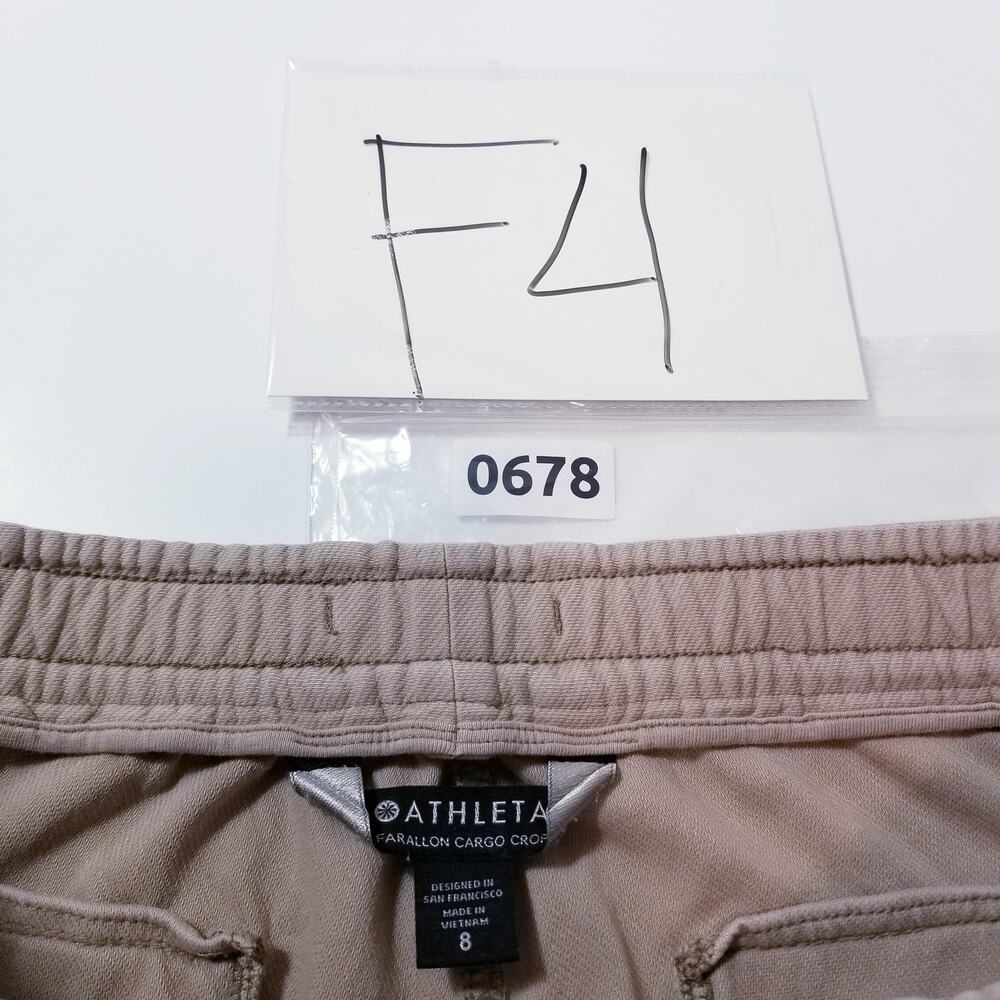 Athleta Farallon Cargo Crop Pants Cotton blend - Picture 13 of 13